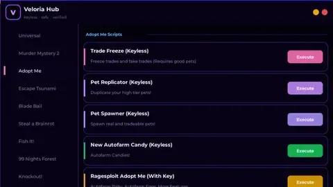 VeloorHUB Op HUB Mny Games - Unknown script preview