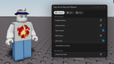Easy Aim and Esp - Unknown script preview