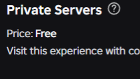 Free private server works with any game - Unknown script preview