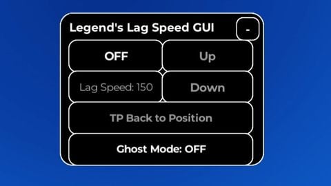 Legends Lag Speed GUI - Unknown script preview