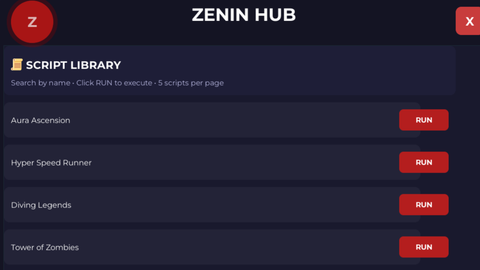 Universal ZENIN - Unknown script preview