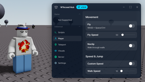 W1kcsed Hub - Universal script preview