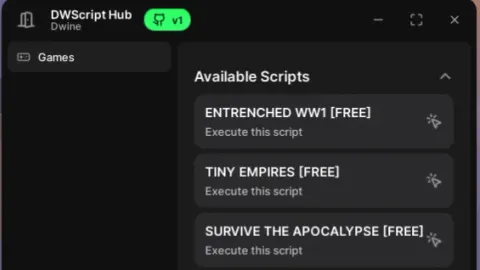 DWScript Hub V1 REQUEST GAME SCRIPT ON DC - Unknown script preview