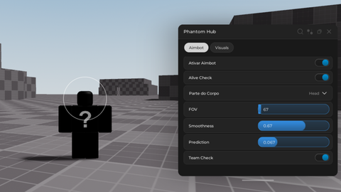 Phantom Hub BEST AIMBOT - Unknown script preview