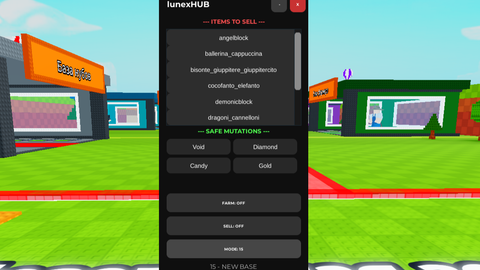 Be a Lucky Block No key Auto sell Auto Farm new base lunexHB - Universal script preview