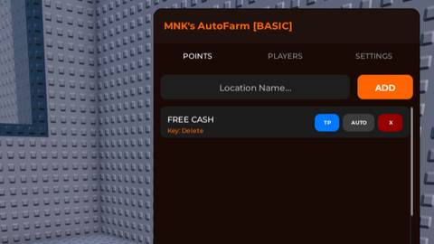 Universal AutoFarm tp - Unknown script preview