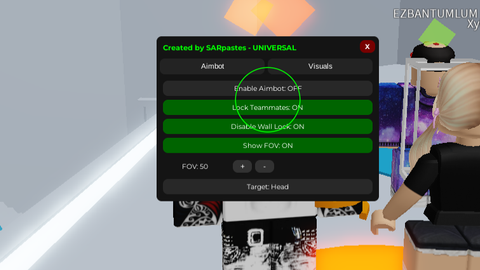 Universal Aimbot And Esp With Changable Fov UNDETECTED - Unknown script preview