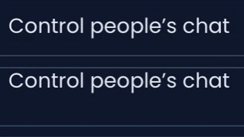 Control peoples chat - Universal script preview