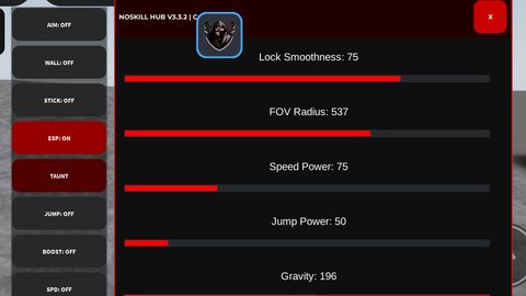 NOSKILLHUBV3 - Universal script preview