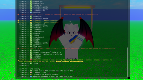 SaveLog UNC Test - Unknown script preview