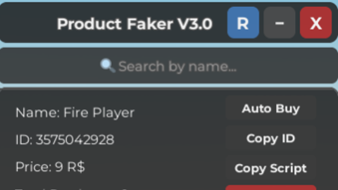 Product Faker 3 - Unknown script preview
