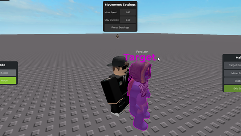 Target mode - Unknown script preview