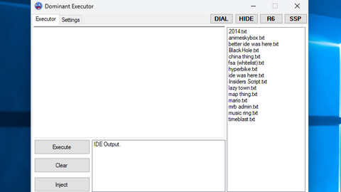 Dominant executor or ide - Unknown script preview