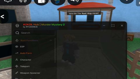 azazil ui Auto Farm Aimbot ESP Spawn item keyless - Unknown script preview