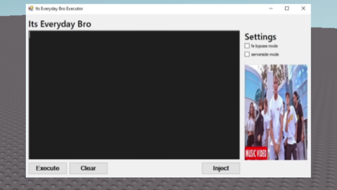 Its everyday bro executor - Unknown script preview