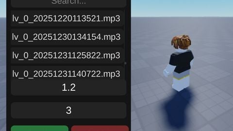 Music player - Unknown script preview