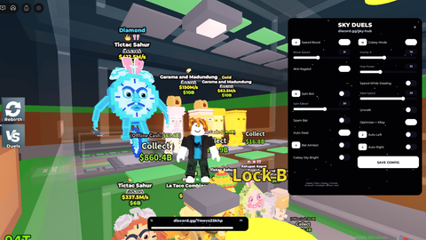 Undetectable Sky Duels Hub - Unknown script preview