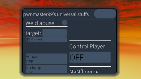 Pwnmaster99s Universal Stuffs V0.2.1 - Unknown script preview