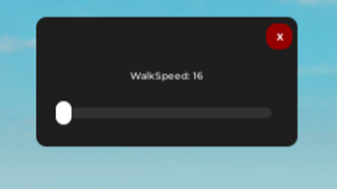 Walkspeed Slider - Unknown script preview