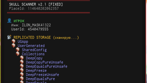 script for studying the structure of the place - Unknown script preview
