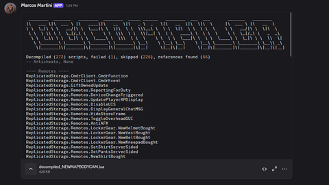 Universal Game Decompiler - Unknown script preview