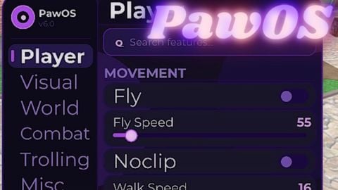 PawOS - Unknown script preview
