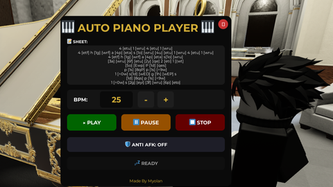 Auto Piano Player - Unknown script preview