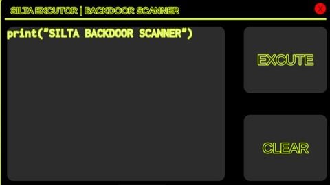 SILTA EXCUTOR backdoor scanner - Unknown script preview