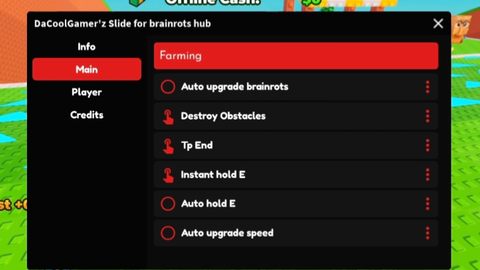 Slide For Brainrots