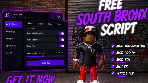 Free Auto Farm South Bronx - South Bronx: The Trenches script preview