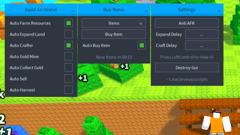 [🎣]Build An Island! 🏝️
