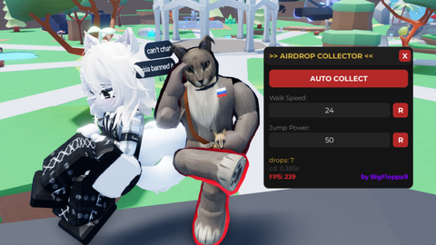 Keyless AirDrop Farm - Magic Powers Tycoon script preview