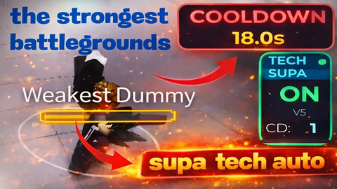 Auto supa tech script - The Strongest Battlegrounds script preview