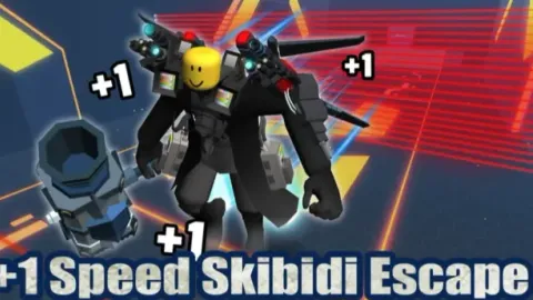 Auto Farm Auto Win - +1 Speed Skibidi Escape script preview