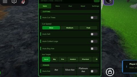 by GM creds to 505 and voidx - Realistic Tree Cutting [Update!] script preview