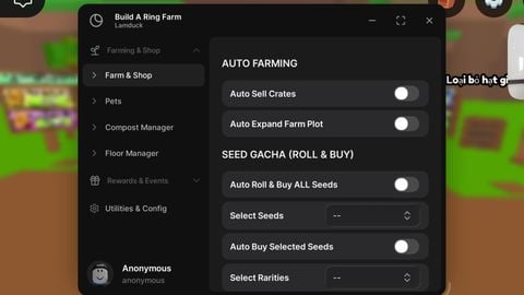 [🌽] Build A Ring Farm