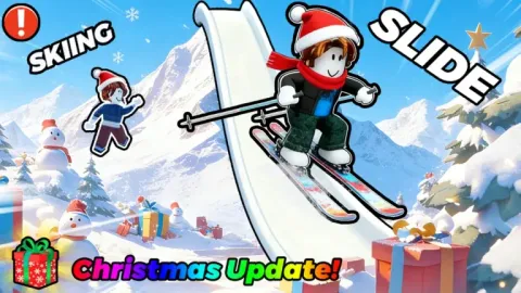 [🎄] Skiing And Slide