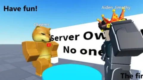 The first to join the server, owns the server!