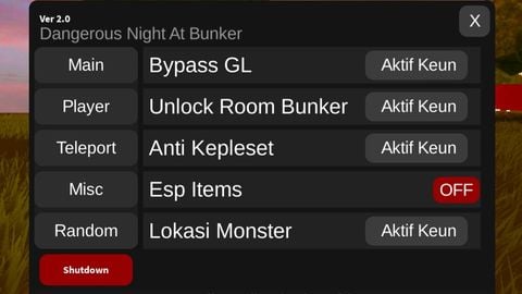 DANGEROUS NIGHT [FURNISH THE BUNKER]