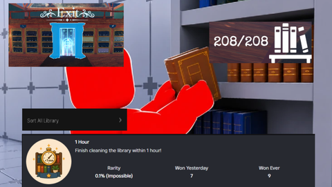 Clean The Library [FIXED] 📖