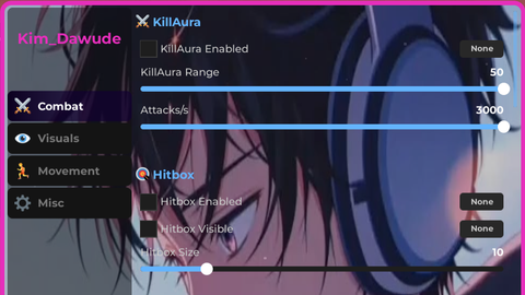 Aura kill only for pc - Boys and Girls Highschool RP script preview