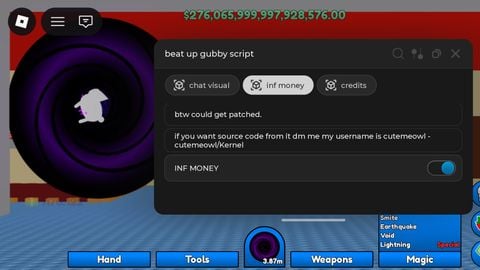 Beat up Gubby in His Own Home