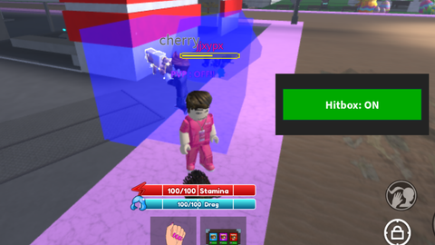 Roblox hit box extender - Baddies 💅 script preview