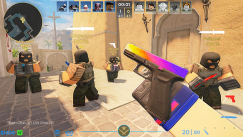 Lite ESP Enemy Esp Team Aimbot Esp Line Distance POV - [DUST II] BloxStrike script preview