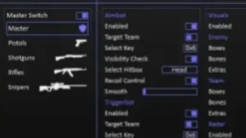 BEST WALLBANG SILENTAIM AUTOSHOOT TRIGGERBOT VISUALS RAGEBOT - [DUST II] BloxStrike script preview