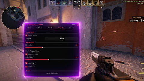 SNOW FX - [STILETTO] BloxStrike script preview