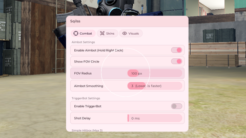 undetected legit open source - [STILETTO] BloxStrike script preview