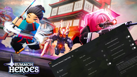 Auto Join Auto Shop Auto Retry Auto Next Auto Summon Webhook - [Lv 100]Summon Heroes script preview