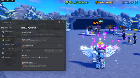 Auto quest auto sell farm EASY *AN - Case Paradise script preview