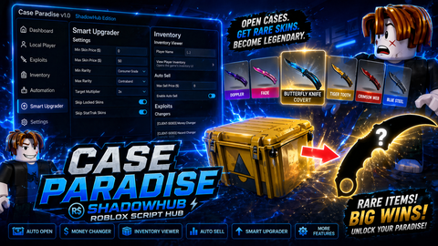 Auto Opener Inventory Farm ShadowHub - Case Paradise script preview